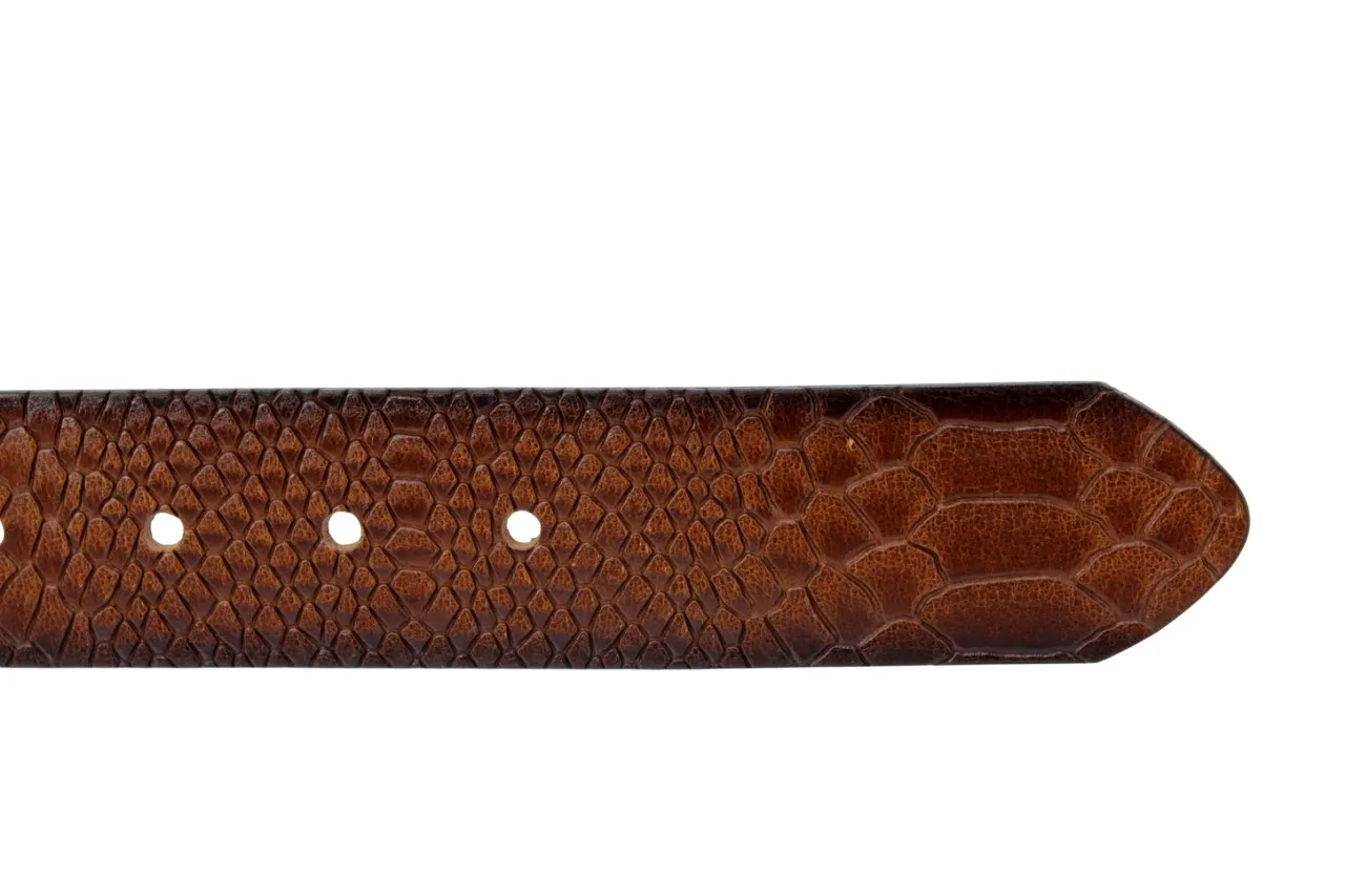 Custom Embossed Leather Belts Private Label Solutions from Turkey